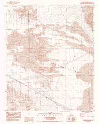 Cowhole Mountain 1983 topographic map thumbnail