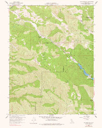 Cow Mountain 1958 topographic map thumbnail