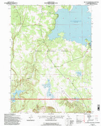 Big Sage Reservoir 1993 topographic map thumbnail