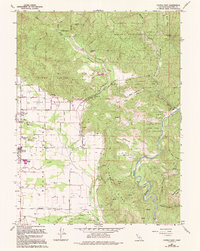 Covelo East 1967 topographic map thumbnail