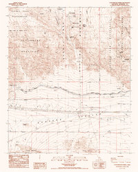 Cottonwood Spring 1988 topographic map thumbnail