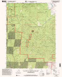 Cottonwood Peak 2001 topographic map thumbnail