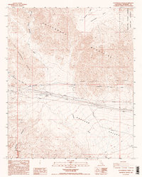 Cottonwood Basin 1988 topographic map thumbnail