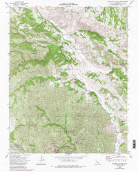 Bickmore Canyon 1968 topographic map thumbnail