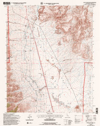 Coso Junction 1994 topographic map thumbnail