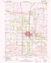 Corning 1951 topographic map thumbnail