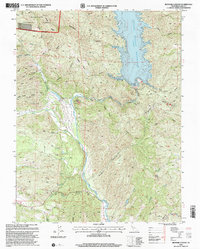 Benmore Canyon 1996 topographic map thumbnail