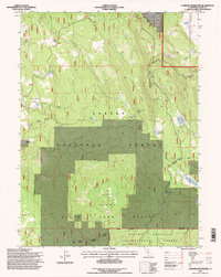 Corders Reservoir 1995 topographic map thumbnail