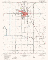 Corcoran 1954 topographic map preview