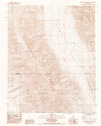 Copper Queen Canyon 1984 topographic map thumbnail