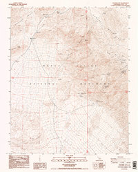Chloride City 1988 topographic map thumbnail