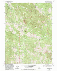 Bell Springs 1969 topographic map thumbnail