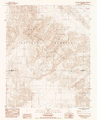 Confidence Hills West 1985 topographic map thumbnail
