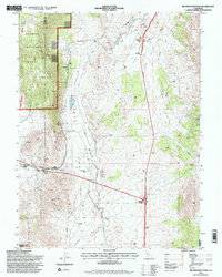 Beckwourth Pass 1994 topographic map thumbnail