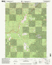 Condrey Mountain 1998 topographic map thumbnail