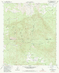 Beauty Mountain 1960 topographic map thumbnail