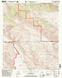 Collins Valley 1996 topographic map thumbnail