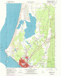 Crescent City 1966 topographic map thumbnail