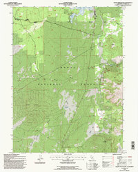 Crank Mountain 1993 topographic map thumbnail