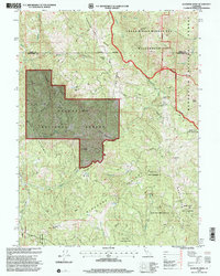 Bluenose Ridge 1995 topographic map thumbnail