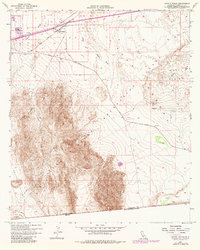 Coyote Wells 1957 topographic map thumbnail