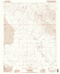 Alvord Mountain West 1986 topographic map thumbnail