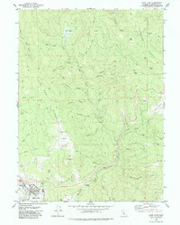 Blue Lake 1979 topographic map thumbnail