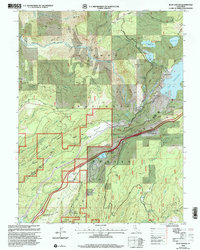 Blue Canyon 2000 topographic map thumbnail