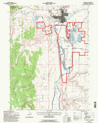 Alturas 1993 topographic map thumbnail