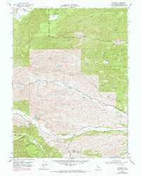 Blossom 1952 topographic map thumbnail