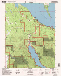 Almanor 1994 topographic map thumbnail