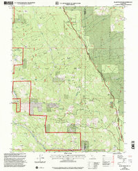 Blake Mountain 1997 topographic map thumbnail
