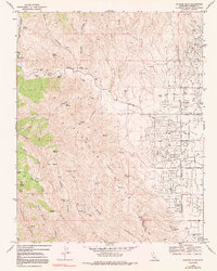 Alcalde Hills 1969 topographic map thumbnail