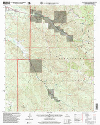 Blackburn Canyon 1996 topographic map thumbnail