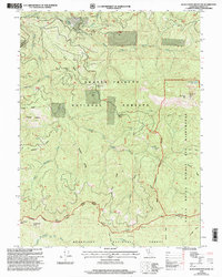 Black Rock Mountain 1998 topographic map preview