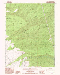 Acorn Hollow 1985 topographic map thumbnail