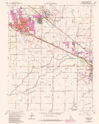 Atwater 1960 topographic map thumbnail