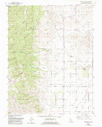 Bird Valley 1959 topographic map thumbnail