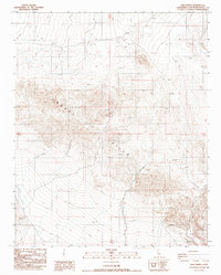 Bird Spring 1988 topographic map thumbnail