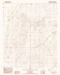 Buzzards Peak 1988 topographic map thumbnail