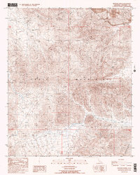 Buzzard Spring 1986 topographic map thumbnail