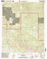 Butterfly Peak 1996 topographic map thumbnail