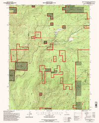 Butte Meadows 1995 topographic map thumbnail
