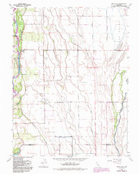 Butte City 1952 topographic map thumbnail