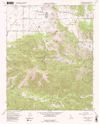 Cummings Mtn 1966 topographic map thumbnail