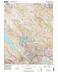 Briones Valley 1995 topographic map thumbnail