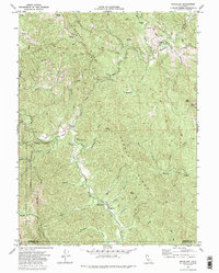 Briceland 1969 topographic map thumbnail
