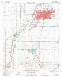 Brawley 1957 topographic map thumbnail