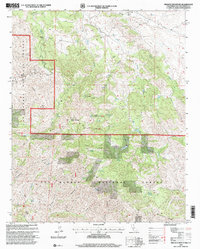 Branch Mountain 1995 topographic map thumbnail