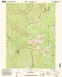 Devils Punchbowl 1997 topographic map thumbnail